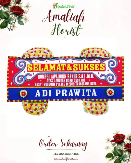 Papan Bunga Ucapan Selamat Pulomarangun